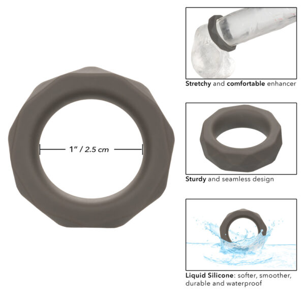 Alpha Liquid Silicone Prolong Prismatic Ring - Image 3