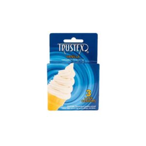 Trustex Vanilla Flavored Condoms 3 Pk