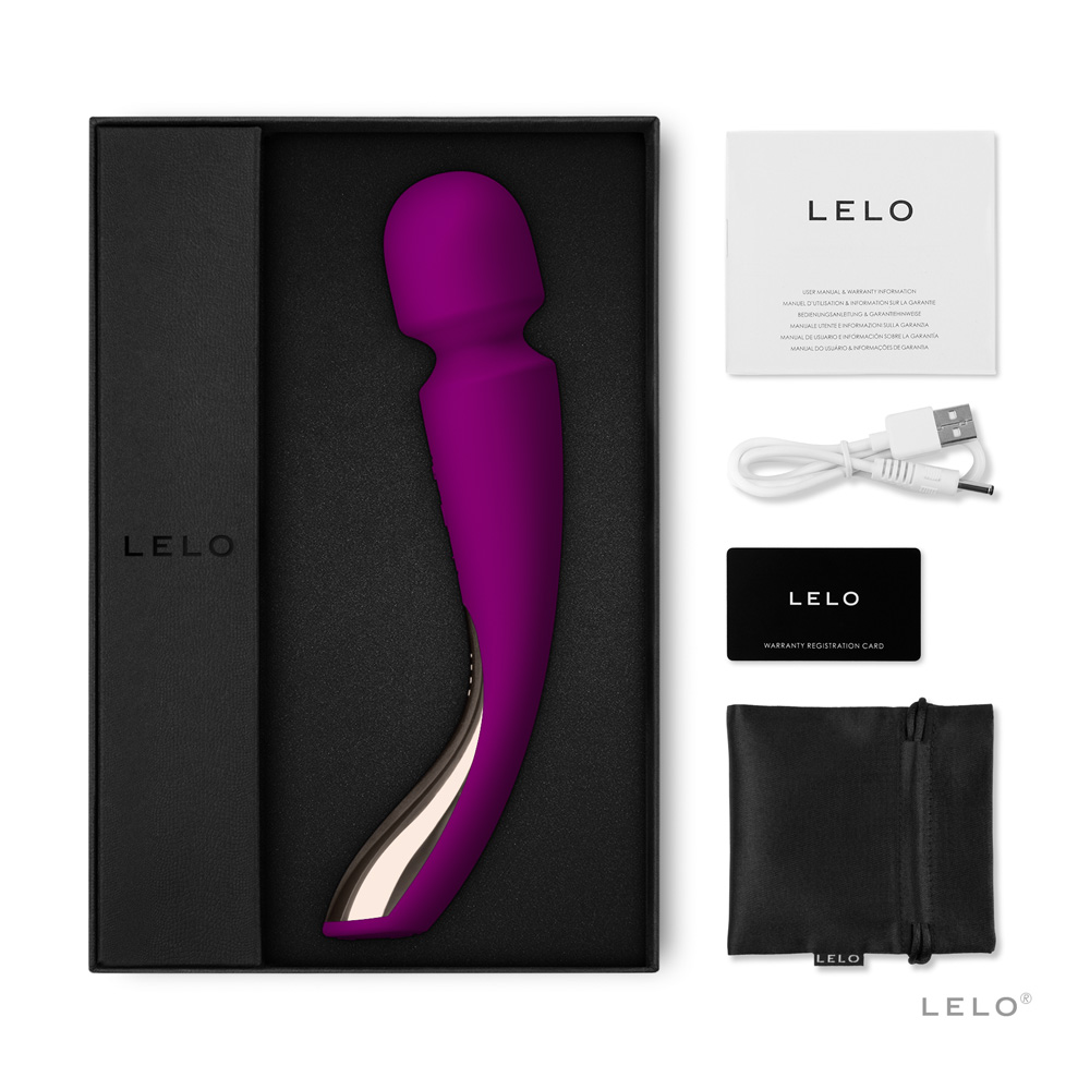 Lelo Smart Wand Medium Deep Rose 3 Lelo Smart Wand Medium Deep Rose - Image 3
