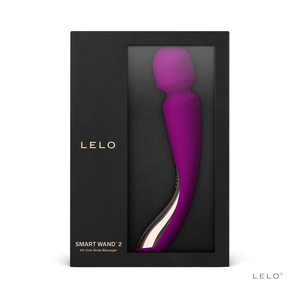 Lelo Smart Wand Medium Deep Rose 1 Lelo Smart Wand Medium Deep Rose