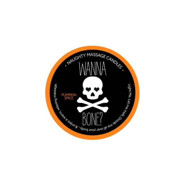 Naughty Notes Wanna Bone Massage Candle 1.7 oz. - Image 2