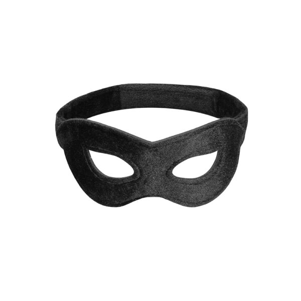 Ouch! Velvet & Velcro Adjustable Open Eye Mask - Image 2