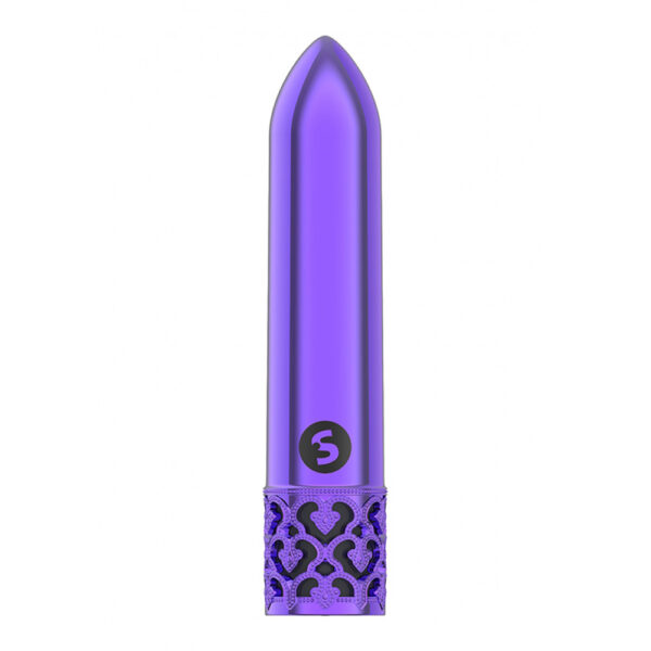 Royal Gems Glitz Rechargeable Abs Bullet Purple - Image 2