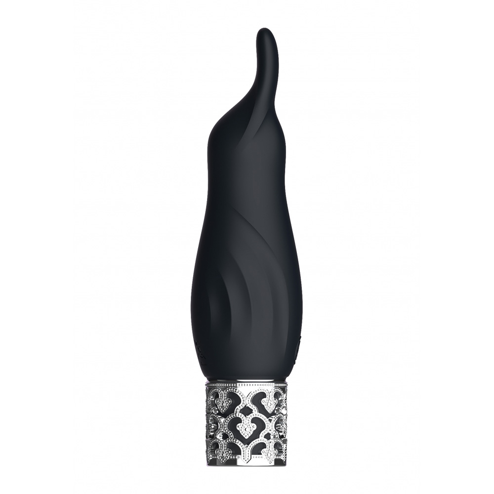 Royal Gems Sparkle Rechargeable Silicone Bullet Black 3 Royal Gems Sparkle Rechargeable Silicone Bullet Black - Image 3