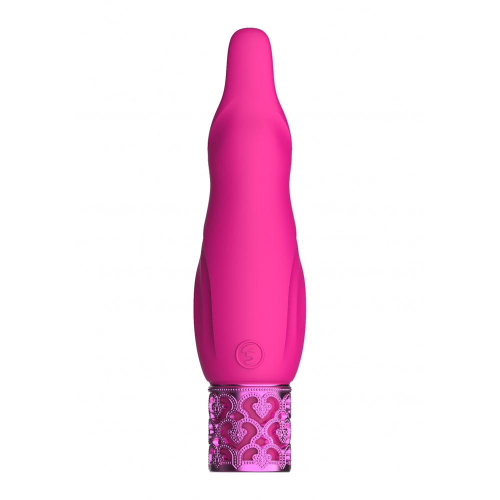 Royal Gems Sparkle Rechargeable Silicone Bullet Pink 2 Royal Gems Sparkle Rechargeable Silicone Bullet Pink - Image 2