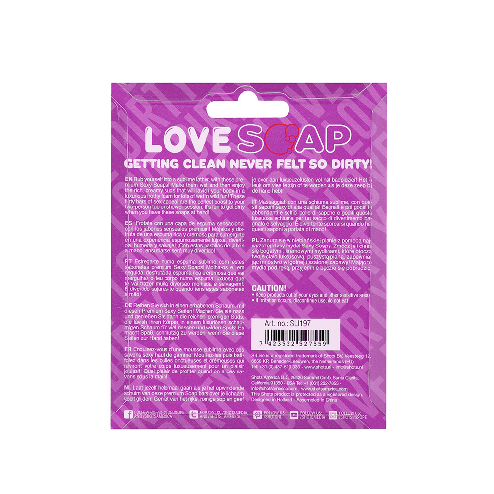 Heart Soap Dirty Love Lavender Scented 3 Heart Soap Dirty Love Lavender Scented - Image 3