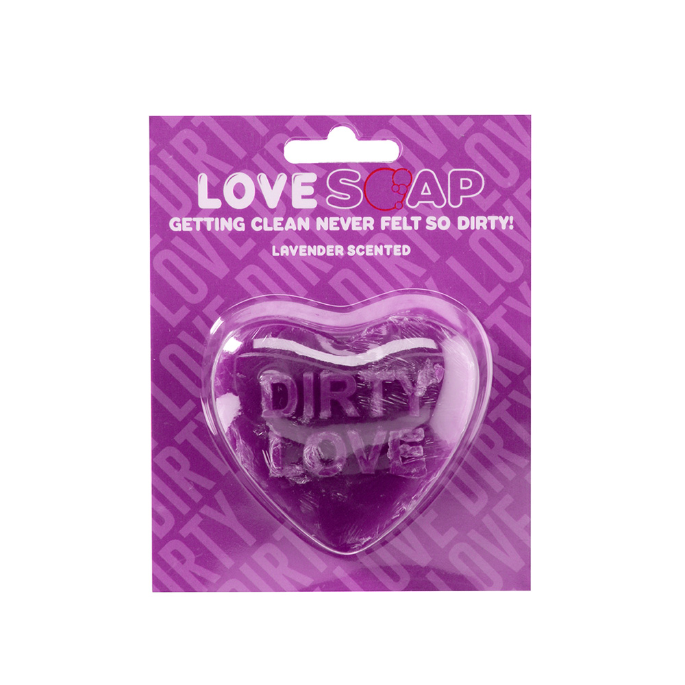 Heart Soap Dirty Love Lavender Scented 1 Heart Soap Dirty Love Lavender Scented