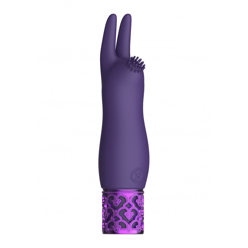 Royal Gems Elegance Rechargeable Silicone Bullet Purple 2 Royal Gems Elegance Rechargeable Silicone Bullet Purple - Image 2