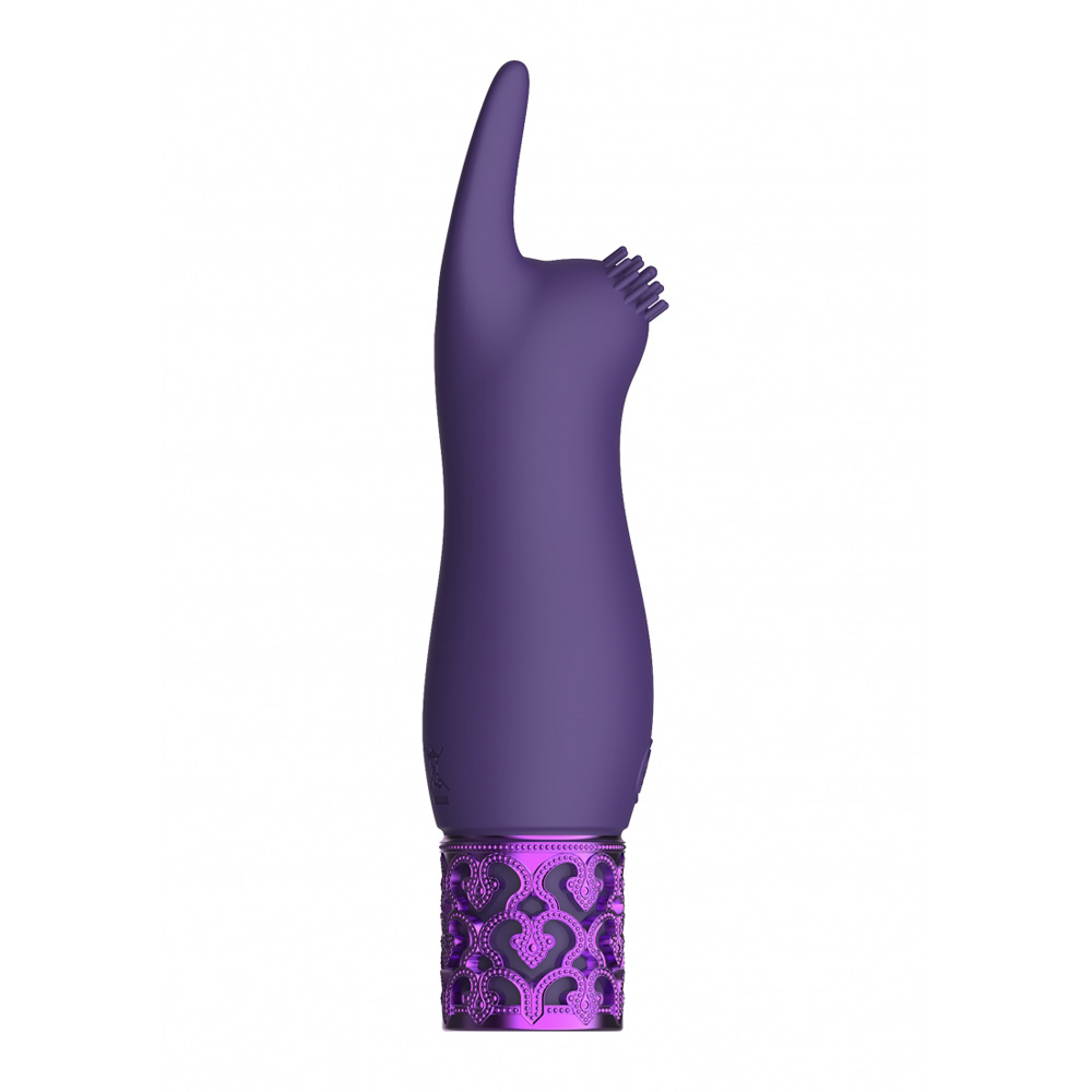 Royal Gems Elegance Rechargeable Silicone Bullet Purple 3 Royal Gems Elegance Rechargeable Silicone Bullet Purple - Image 3