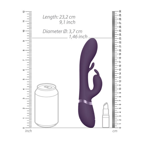 Tama Wave & Vibrating G-Spot Rabbit Purple - Image 3