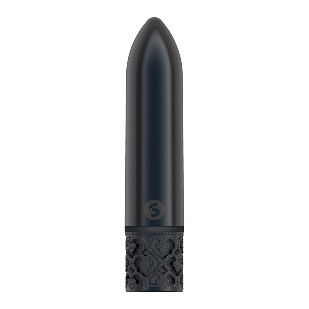 Royal Gems Glamour Rechargeable Abs Bullet Gunmetal 2 Royal Gems Glamour Rechargeable Abs Bullet Gunmetal - Image 2