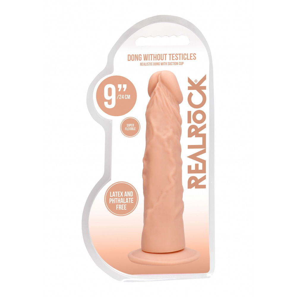 Realrock Dong Without Testicles 9" Flesh 1 Realrock Dong Without Testicles 9" Flesh