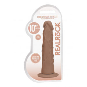 Realrock Dong Without Testicles 10" Tan