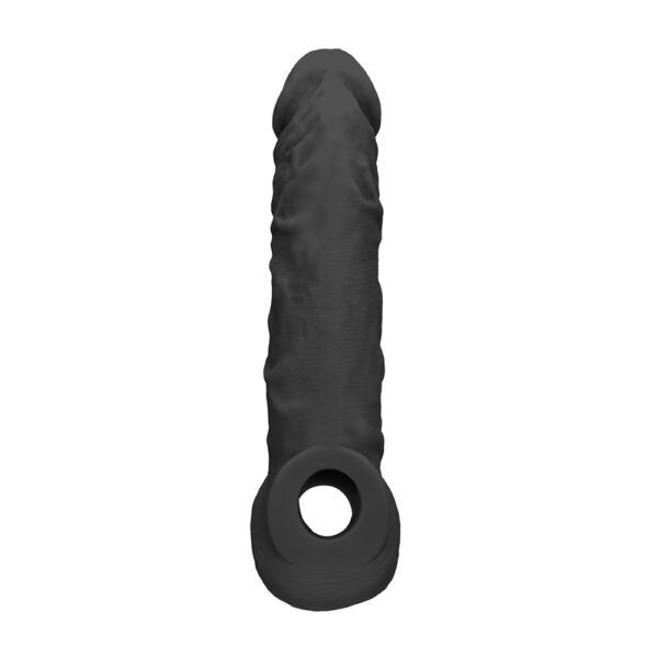 Realrock Penis Sleeve 8" Black - Image 3