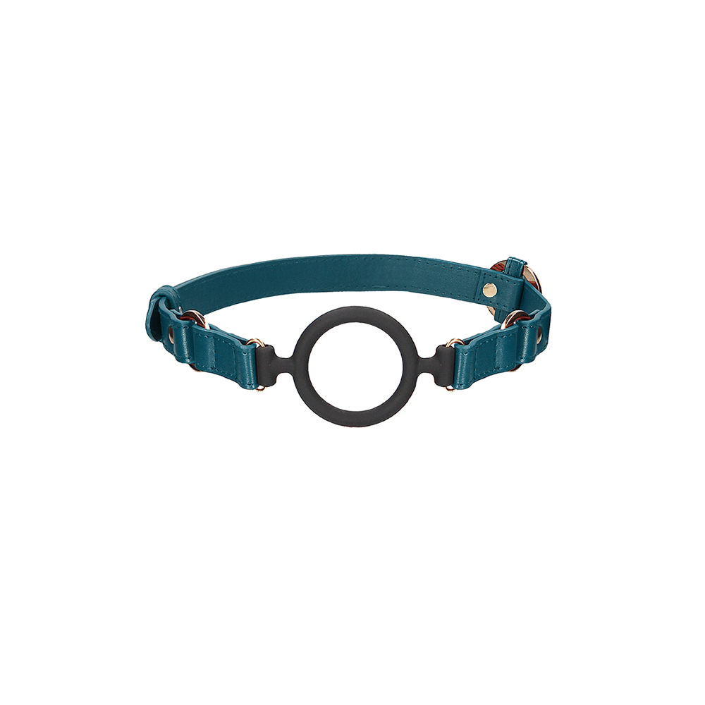 Ouch! Halo Silicone Ring Gag Green 2 Ouch! Halo Silicone Ring Gag Green - Image 2
