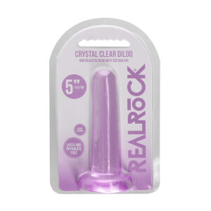 Non Realistic Dildo With Suction Cup 5.3" Purple