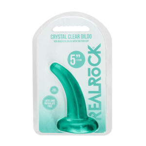 Non Realistic Dildo With Suction Cup 4.5" Turquoise