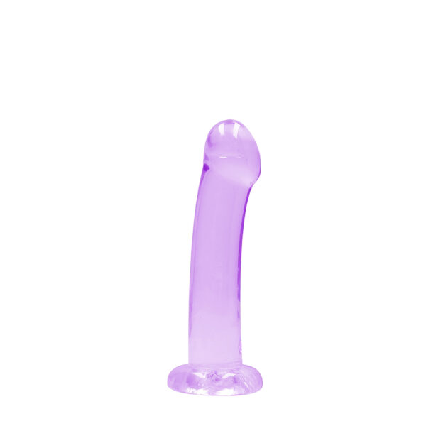 Non Realistic Dildo With Suction Cup 6.7" Purple - Image 2