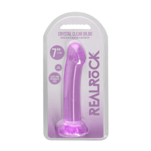 Non Realistic Dildo With Suction Cup 6.7" Purple