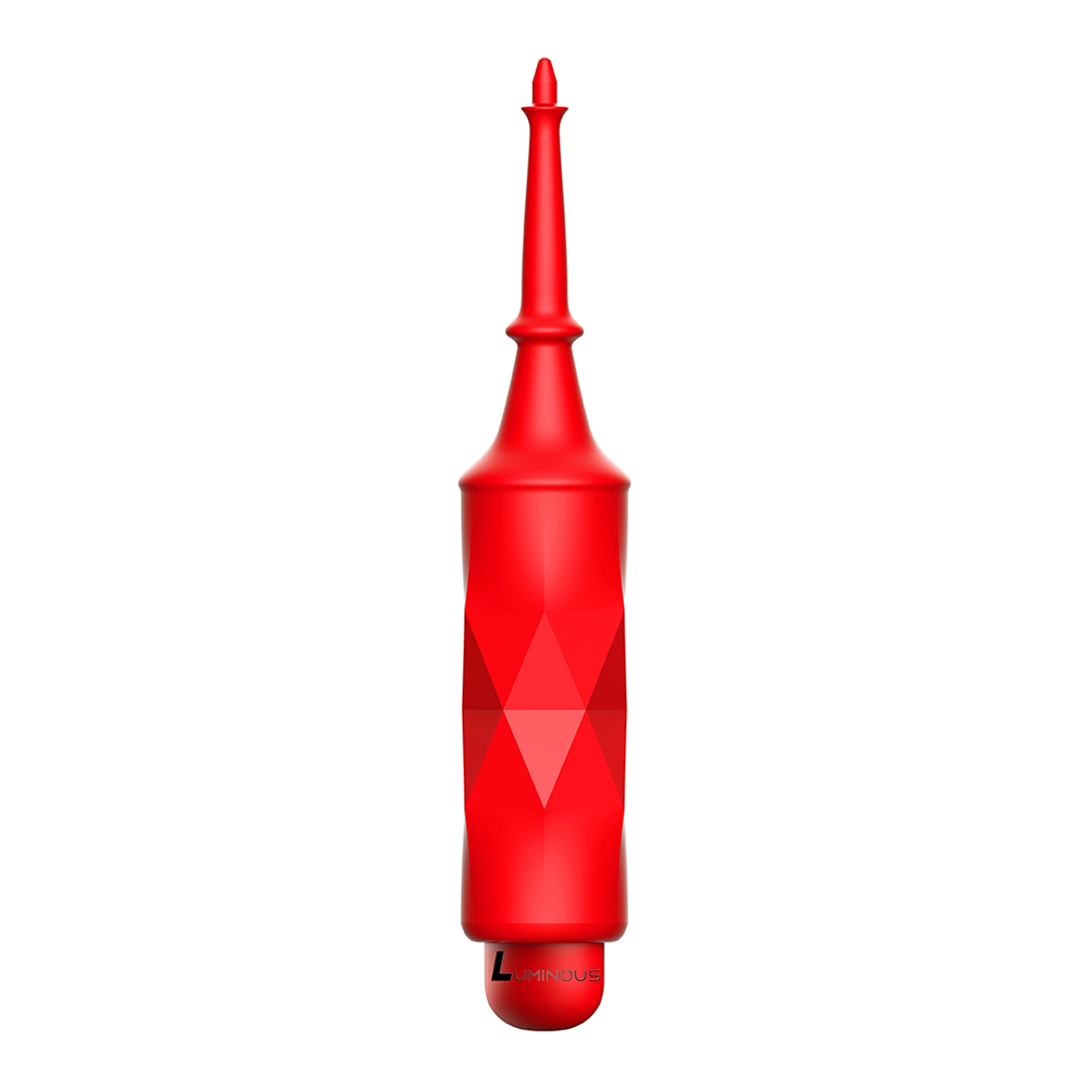 Luminous Circe Abs Bullet With Silicone Sleeve 10-Speeds Red 2 Luminous Circe Abs Bullet With Silicone Sleeve 10-Speeds Red - Image 2