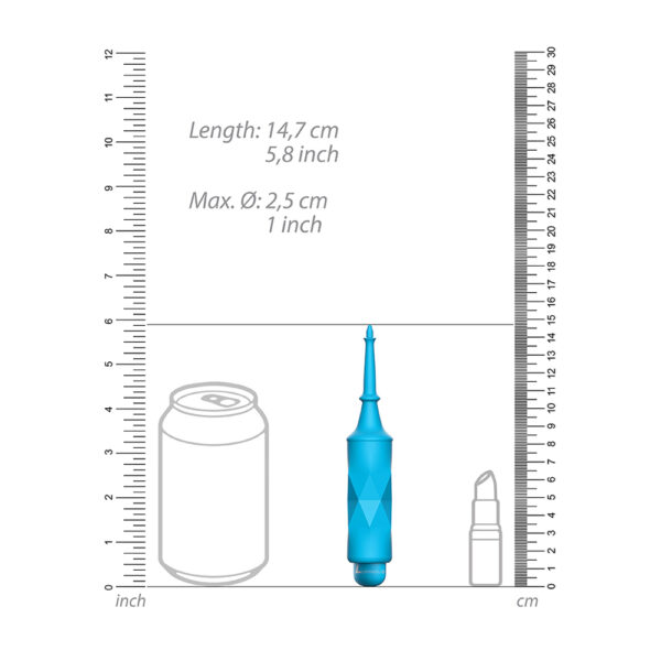 Luminous Circe Abs Bullet With Silicone Sleeve 10-Speeds Turquoise - Image 3