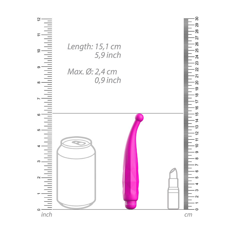 Luminous Lyra Abs Bullet With Silicone Sleeve 10-Speeds Fuchsia 3 Luminous Lyra Abs Bullet With Silicone Sleeve 10-Speeds Fuchsia - Image 3