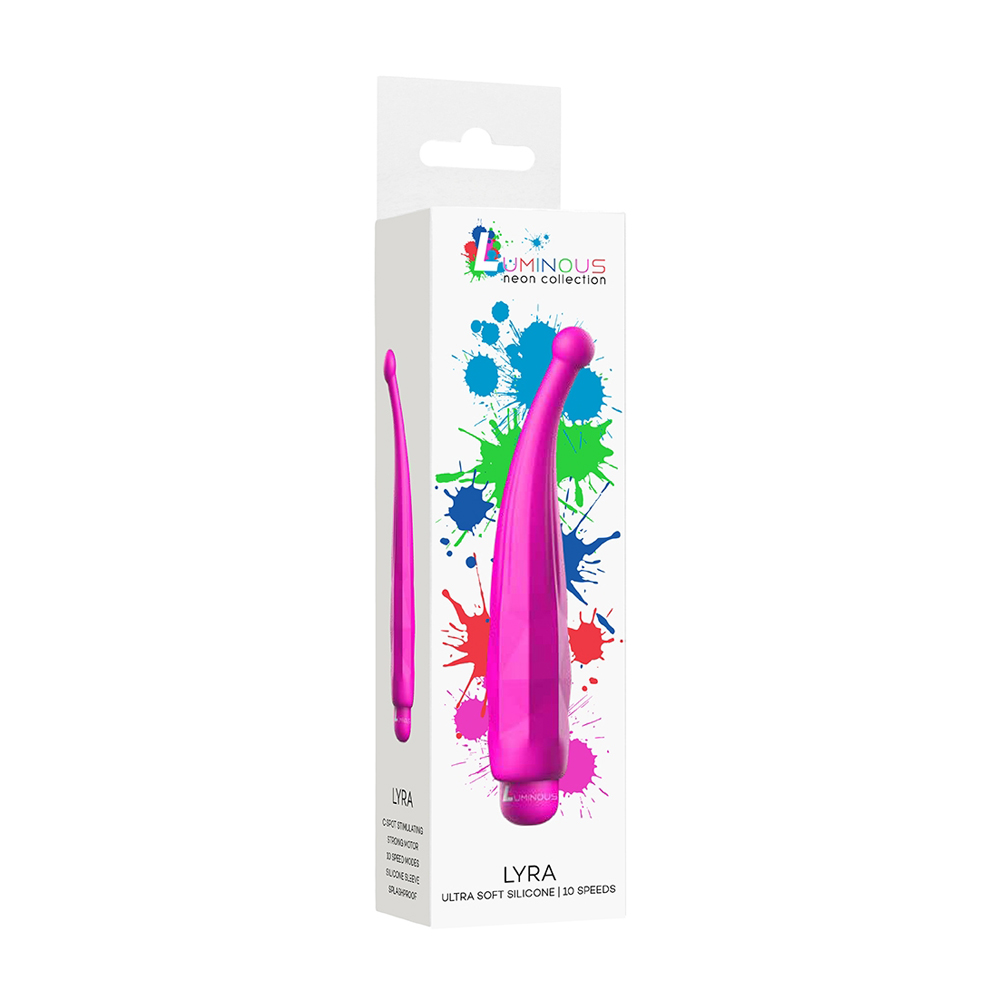 Luminous Lyra Abs Bullet With Silicone Sleeve 10-Speeds Fuchsia 1 Luminous Lyra Abs Bullet With Silicone Sleeve 10-Speeds Fuchsia