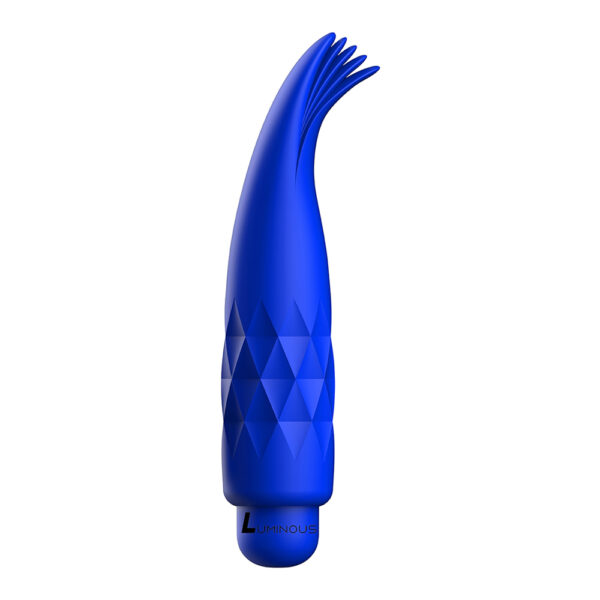 Luminous Zoe Abs Bullet With Silicone Sleeve 10-Speeds Royal Blue - Image 2