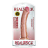 Curved Realistic Dildo Without Balls With Suction Cup 9'' Tan