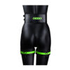 Ouch! Thigh Cuffs With Belt And Handcuffs Glow In The Dark S/M - Image 3