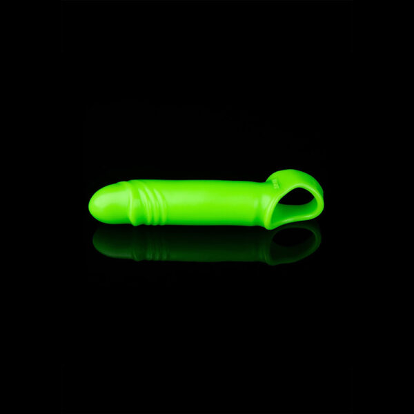 Ouch! Smooth Stretchy Penis Sleeve Glow In The Dark - Image 2