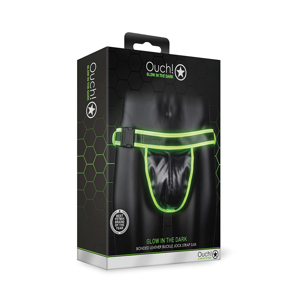 Ouch! Buckle Jock Strap Glow In The Dark S/M 1 Ouch! Buckle Jock Strap Glow In The Dark S/M