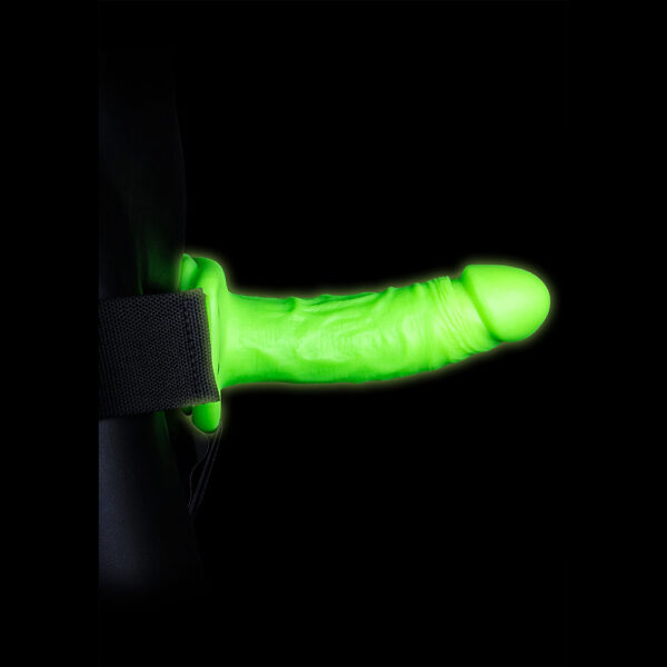 Ouch! Realistic 7" Strap-On Harness Glow In The Dark - Image 2
