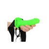 Ouch! Realistic 7" Strap-On Harness Glow In The Dark - Image 3