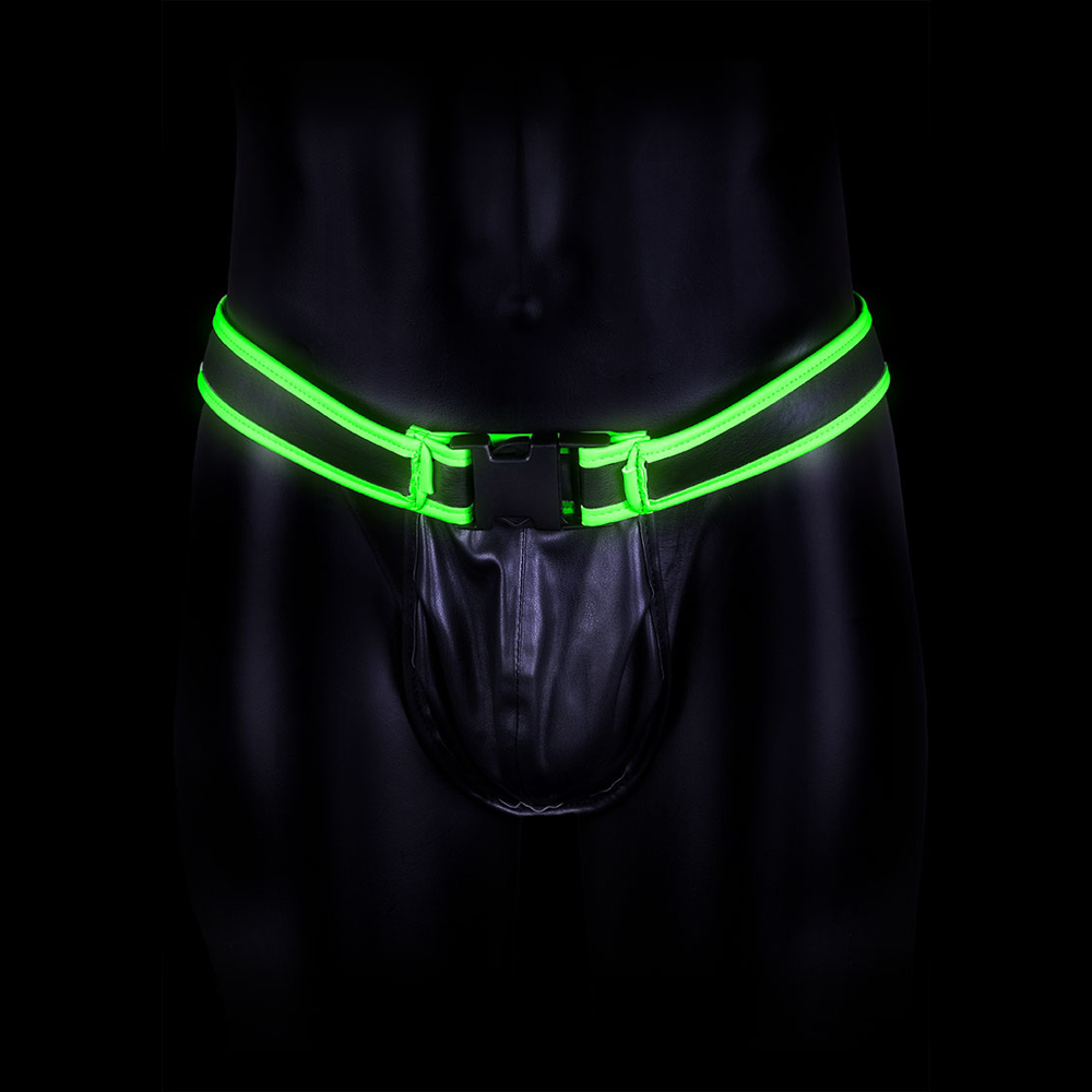 Ouch! Buckle Jock Strap Glow In The Dark L/Xl 2 Ouch! Buckle Jock Strap Glow In The Dark L/Xl - Image 2