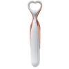 Woo: Rechargeable Silicone Vibe With Case White/Rose Gold - Image 2