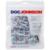 Dj Reversible & Adjustable Face Mask Blue Toy Pattern W/Black Ear Loops - Image 2