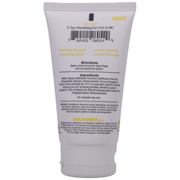 Intimate Enhancements Excite C-Spot Stimulating Gel 2 Oz. - Image 3