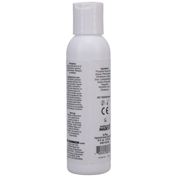 A-Play Hybrid Anal Lubricant 4 Oz. - Image 2