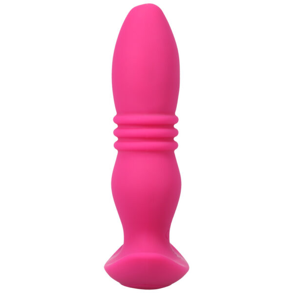 A-Play Rise Rechargeable Silicone Anal Plug With Remote Pink - Image 3