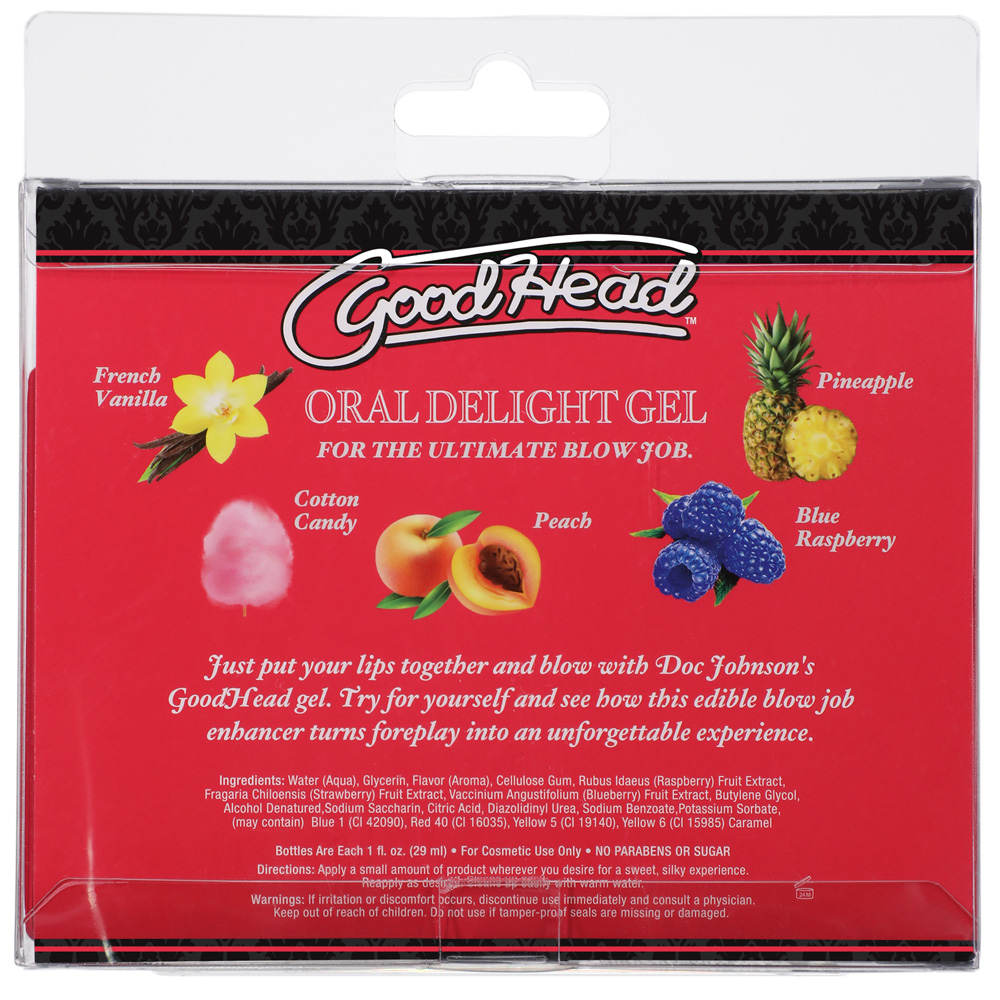 Goodhead Oral Delight Gel 5 Pack 1 oz. 3 Goodhead Oral Delight Gel 5 Pack 1 oz. - Image 3