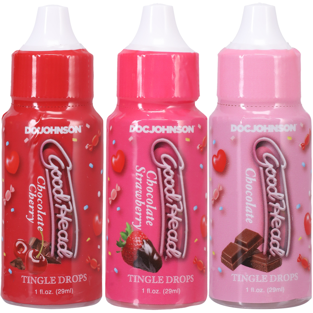 Goodhead Tingle Drops 3 Pack 1 Oz. 2 Goodhead Tingle Drops 3 Pack 1 Oz. - Image 2