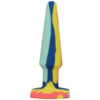 A-Play Groovy Silicone Anal Plug 5" Sunrise - Image 3