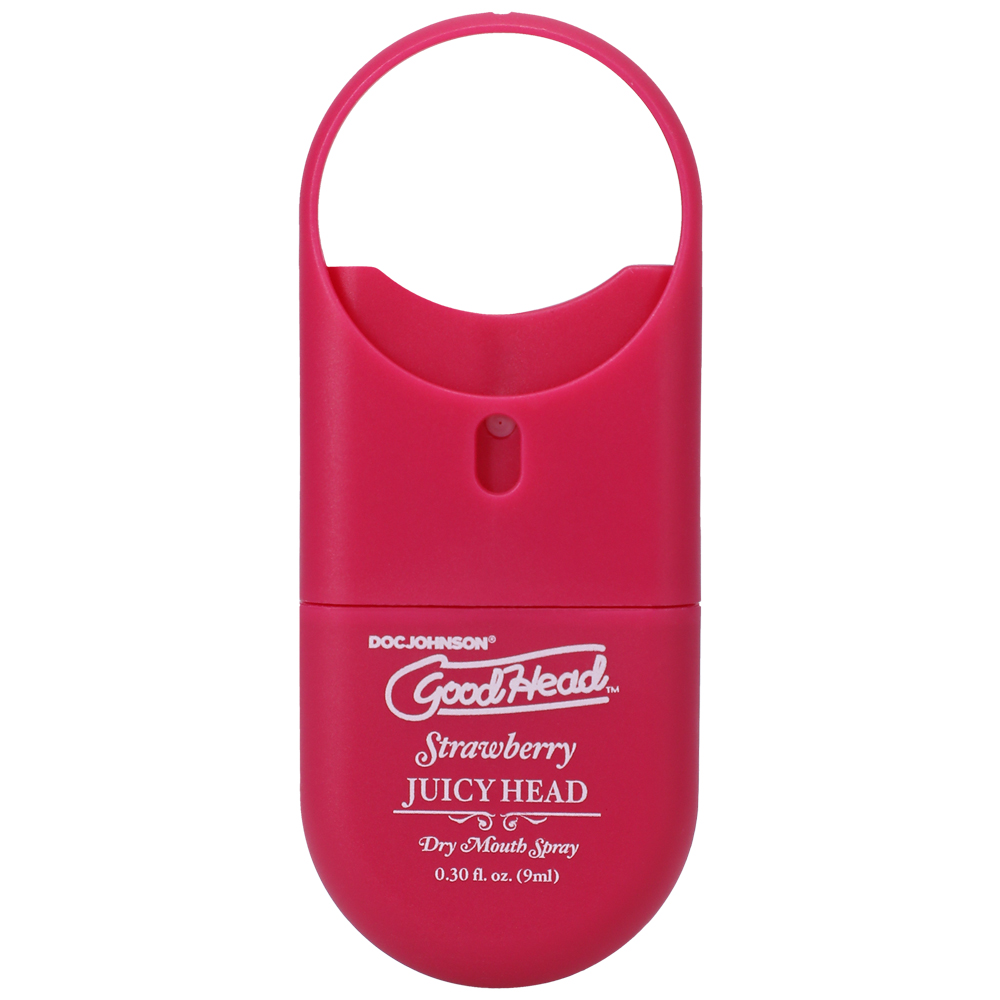 Goodhead Juicy Head Dry Mouth Spray To-Go Strawberry .30 oz. 2 Goodhead Juicy Head Dry Mouth Spray To-Go Strawberry .30 oz. - Image 2