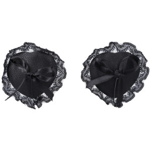 Lace Nipple Pasties In A Bag Black