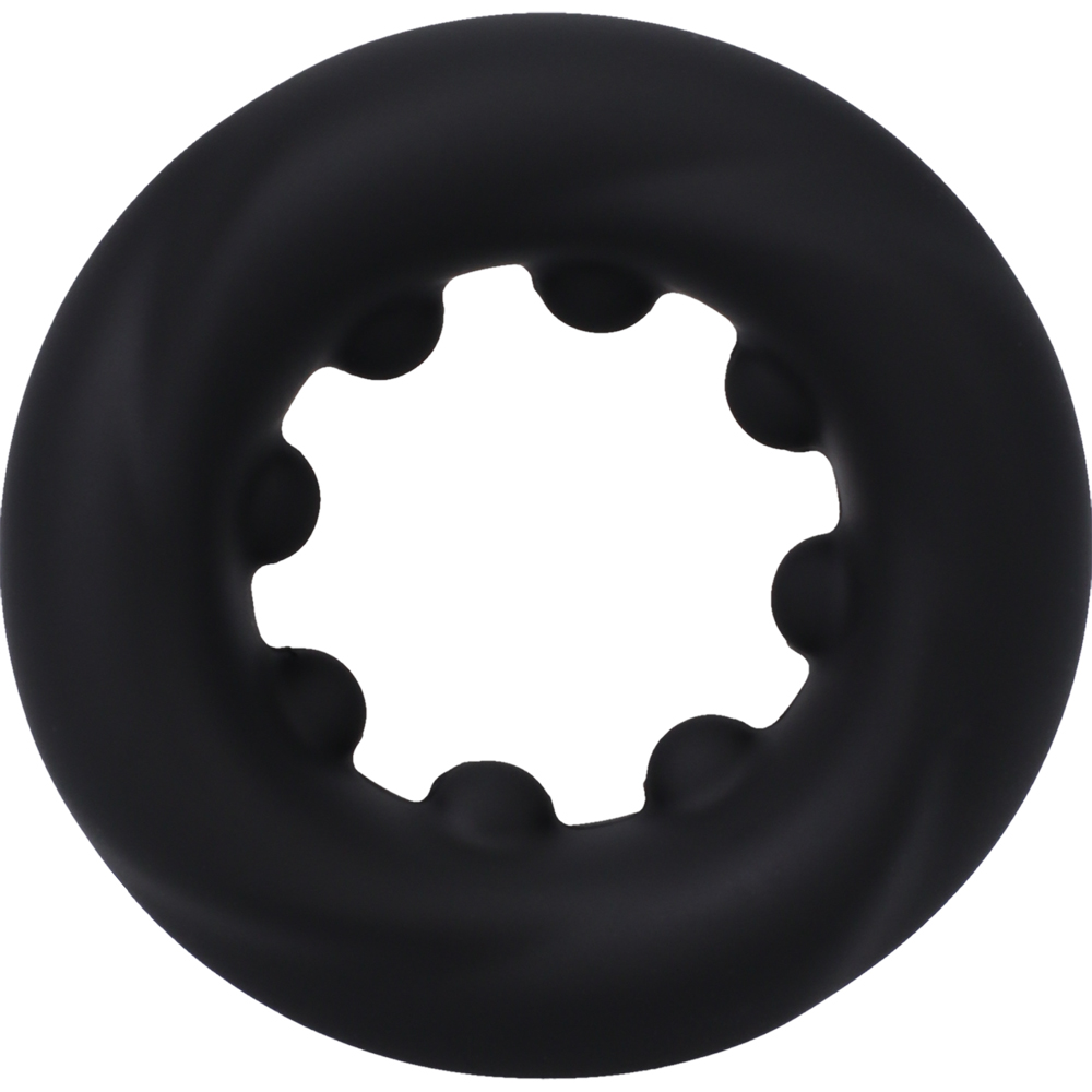 Rock Solid The Twist Silicone C-Ring Black 2 Rock Solid The Twist Silicone C-Ring Black - Image 2