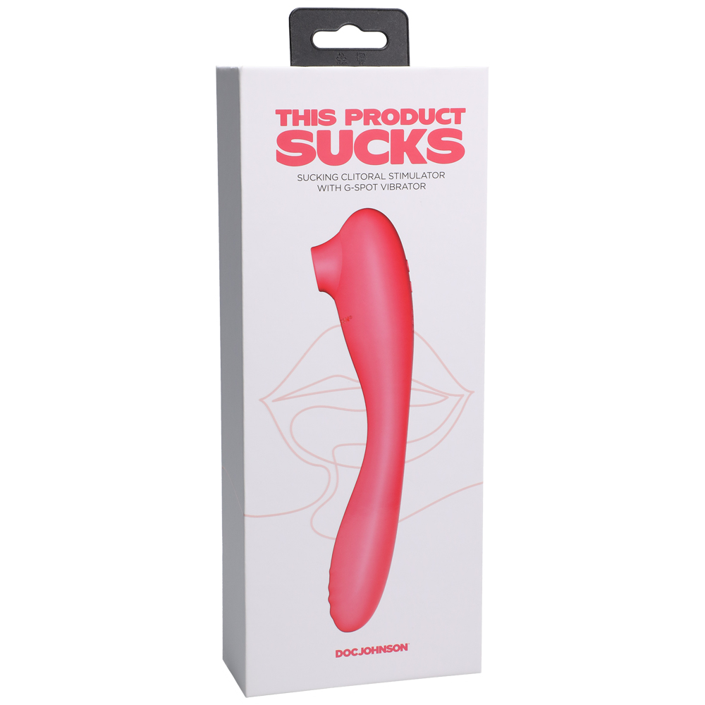 This Product Sucks Sucking Clitoral Stimulator With Bendable G-Spot Vibrator Rechargeable Pink 1 This Product Sucks Sucking Clitoral Stimulator With Bendable G-Spot Vibrator Rechargeable Pink