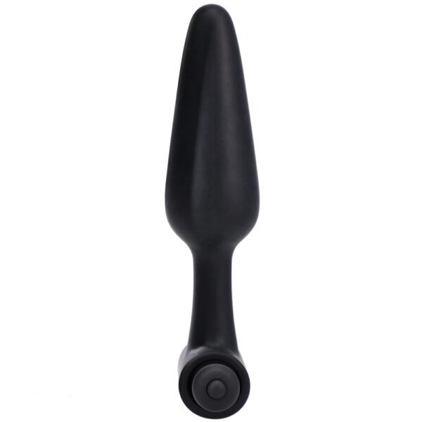 Vibrating Butt Plug In A Bag 5" Black - Image 3
