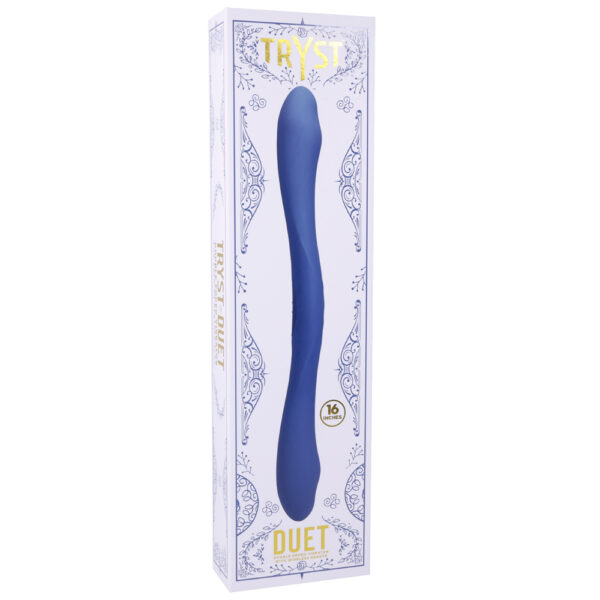 Tryst Duet Double Ended Vibrator With Wireless Remote Periwinkle
