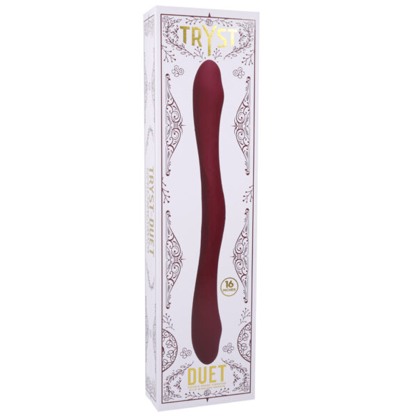 Tryst Duet Double Ended Vibrator With Wireless Remote Berry